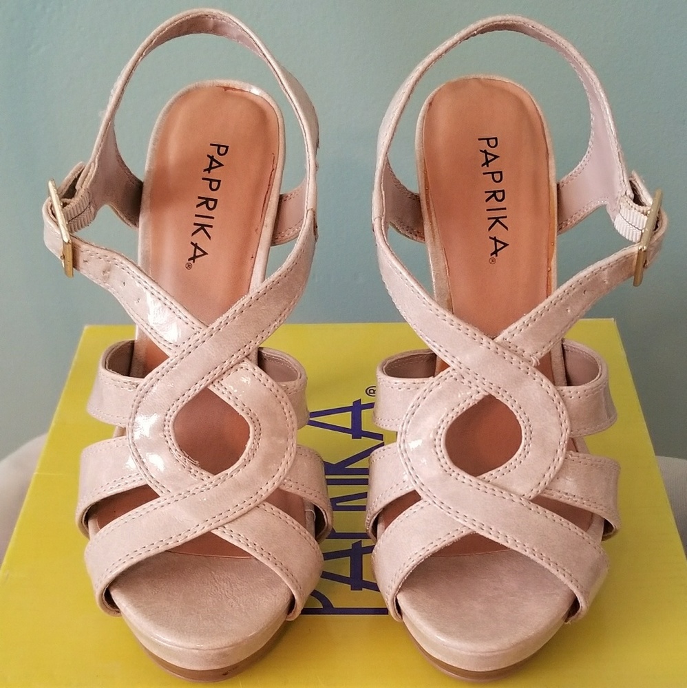 Paprika brand high heel sandals